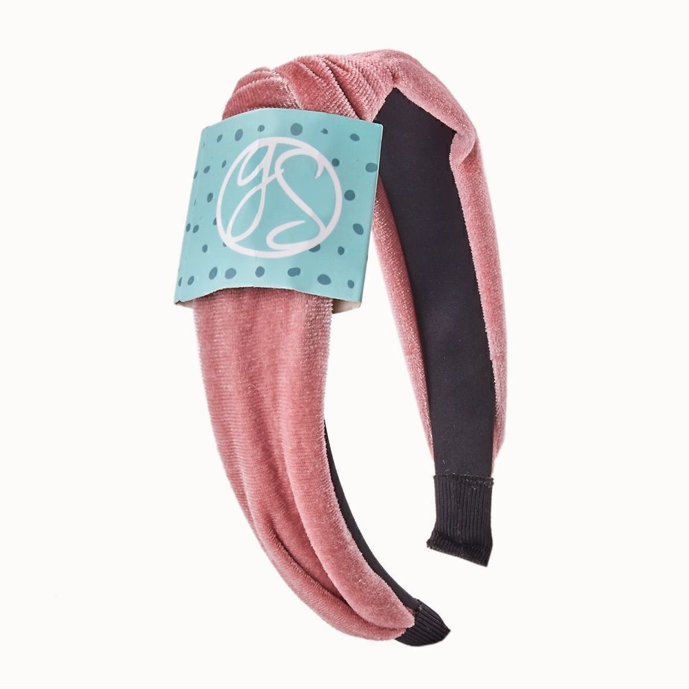 GEMMA ROSE Velvet Top Knot Headband NWT